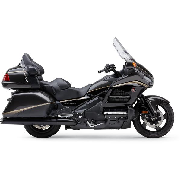 CO 1219B Cobra Auspuffendrohre 4" straight cut schwarz für GL1800 12-16