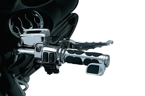 K 6299 Contoured Throttle Boss chrom für Iso Griffe GL 1800