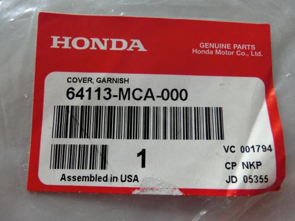 H64113-MCA-000 Abdeckung Frontblende für GL 1800