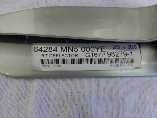 H64284-MN5-000YE Verkleidungsecke rechts für GL1500