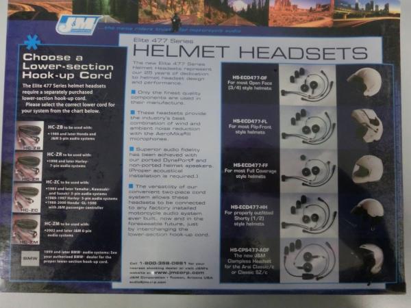 JM HS-ECD477-FF Headset Elite Serie Full Face